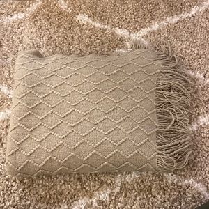 Pottery Barn Tan Blanket